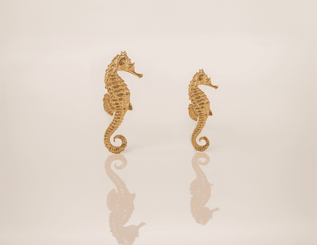 Sea Horse Pendant Jewelry Design | 24k Gold | .9999 Fine Gold