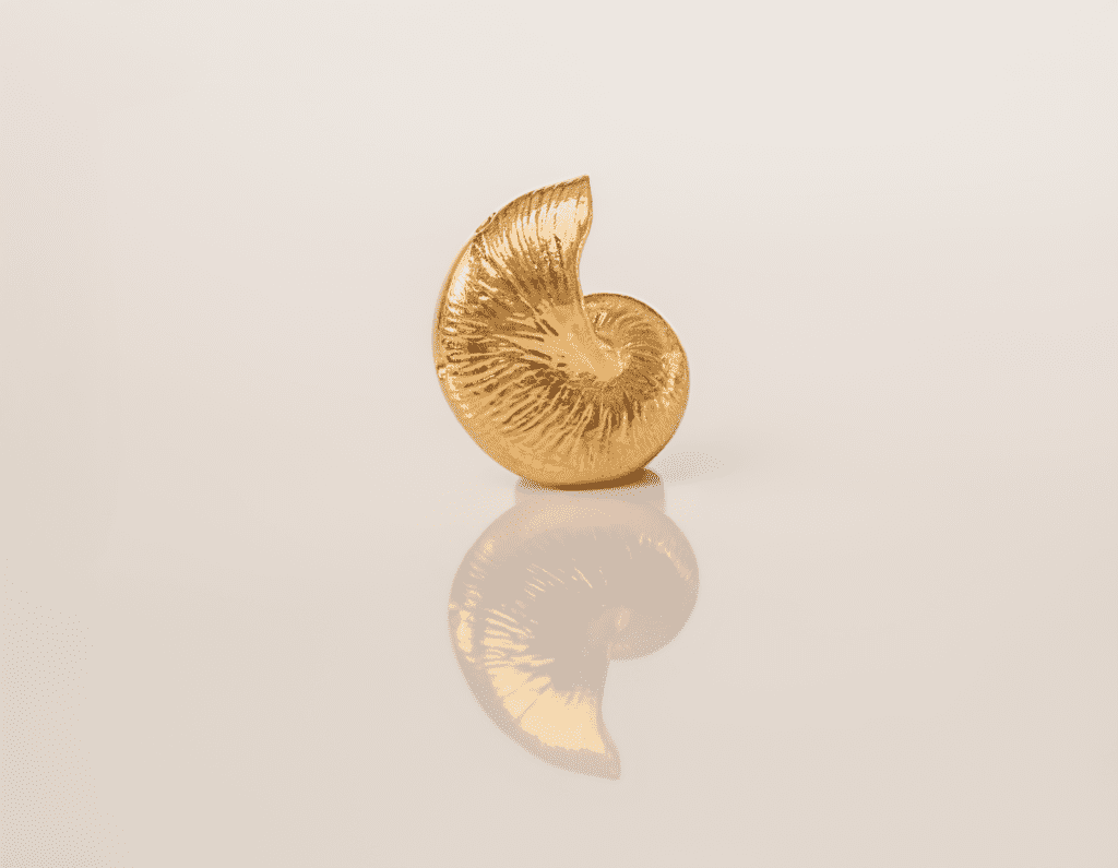 Sliced Nautilus Pendant Jewelry Design | 24k Gold | .9999 Fine Gold - Image 6