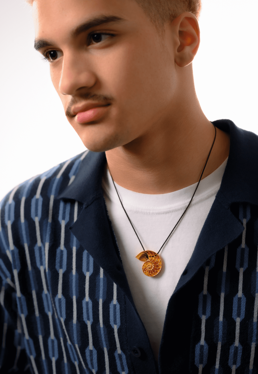 Sliced Nautilus Pendant Jewelry Design | 24k Gold | .9999 Fine Gold - Image 7