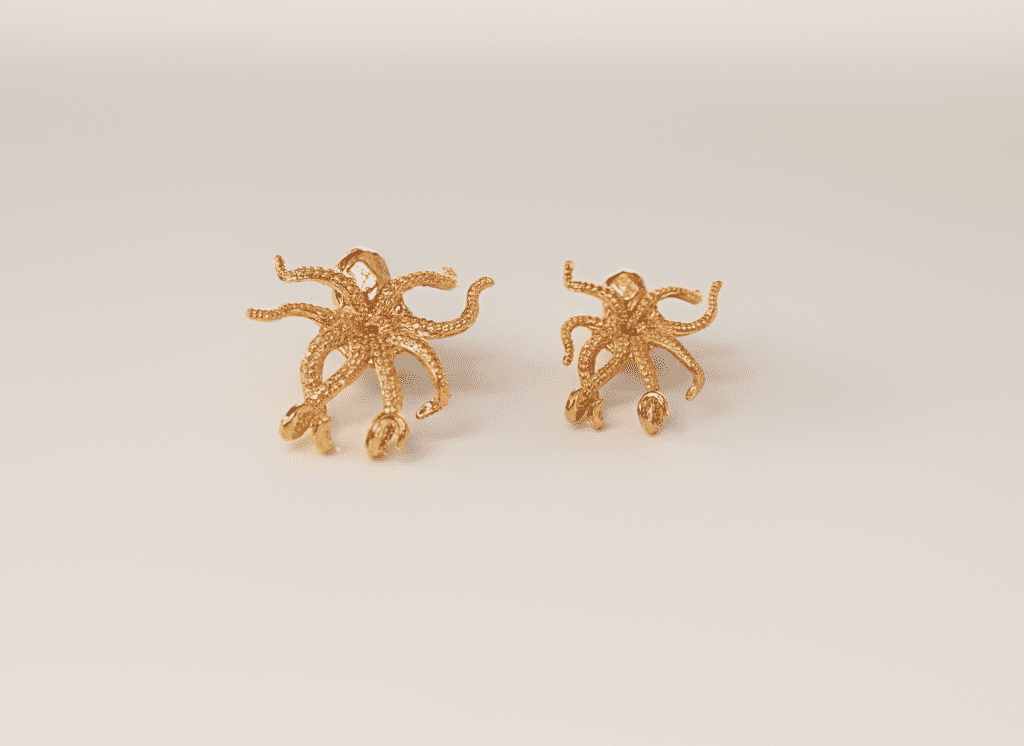 Octopus Jewelry Pendant Design | 24k Gold | .9999 Fine Gold - Image 3