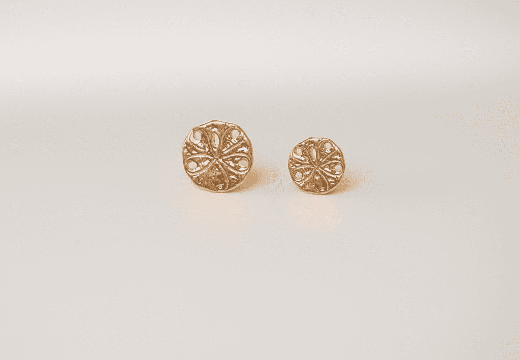 Sand Dollar Jewelry Pendant Design | 24k Gold | .9999 Fine Gold - Image 4