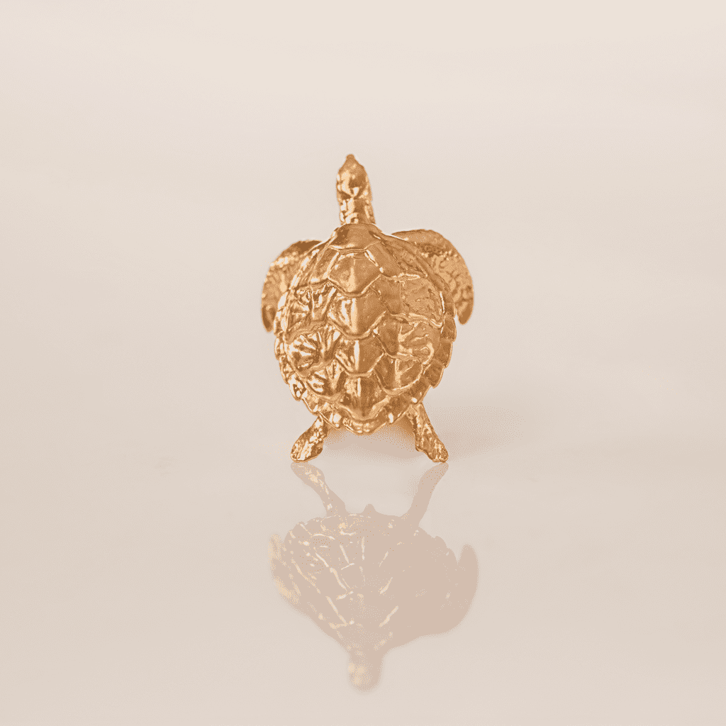 Turtle Pendant Jewelry Design | 24k Gold | .9999 Fine Gold