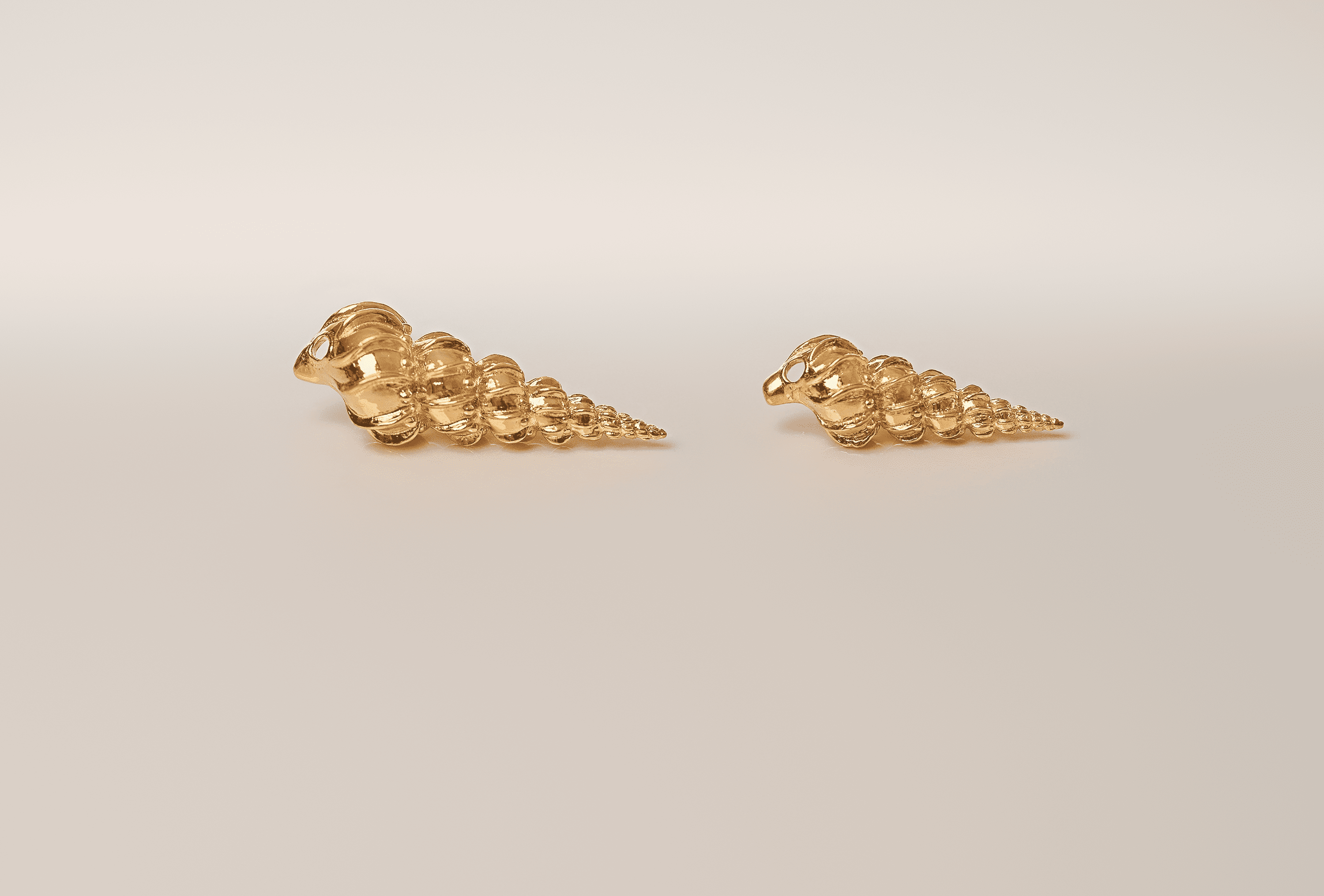 Spiral Shell Pendant Jewelry Design | 24k Gold | .9999 Fine Gold
